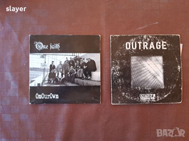 Лот оригинални дискове Vendeta/Outrage,ONE FAITH/On our own, снимка 1 - CD дискове - 46601419