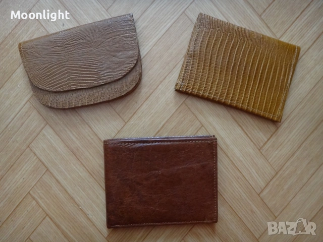 Антика - нов кожен портфейл от едно време, естествена кожа портмоне, соц, ретро, винтидж, старинен, снимка 11 - Антикварни и старинни предмети - 53134826