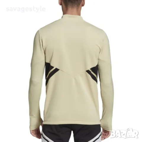 Мъжка спортна блуза ADIDAS Training Condivo 22 Long Sleeve Tee Beige, снимка 2 - Блузи - 48639141