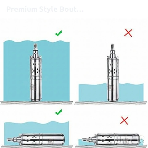 Дебит - Винтова водна помпа за дълбоки кладенци 1500W 2 m³/h ефективна , снимка 10 - Други стоки за дома - 54090903