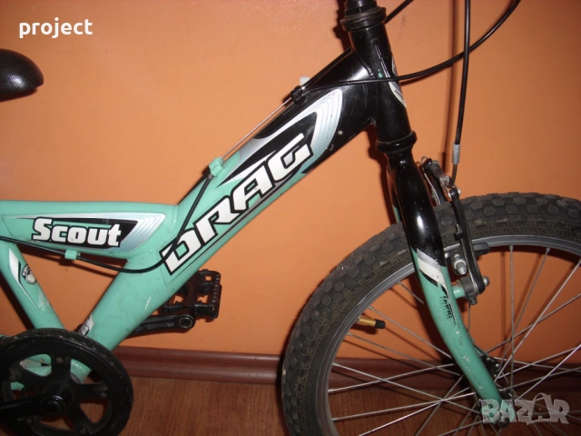 Промоция! Детски велосипед,колело DRAG/ДРАГ 20" със скорости.Перфектен., снимка 3 - Детски велосипеди, триколки и коли - 53640405