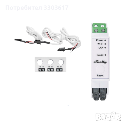 SHELLY PRO 3EM-3CT63  смарт метър, снимка 3 - Друга електроника - 51565621