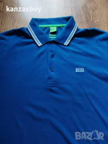 hugo boss green - страхотна мъжка тениска 2XL, снимка 2 - Тениски - 49731697