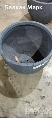 Големи декоративни саксии – внос от Германия (композит stone/fiberstone) , снимка 6 - Саксии и кашпи - 52376527