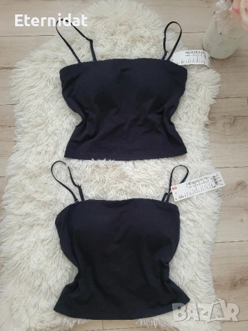 Нови къс топ с вграден сутиен 