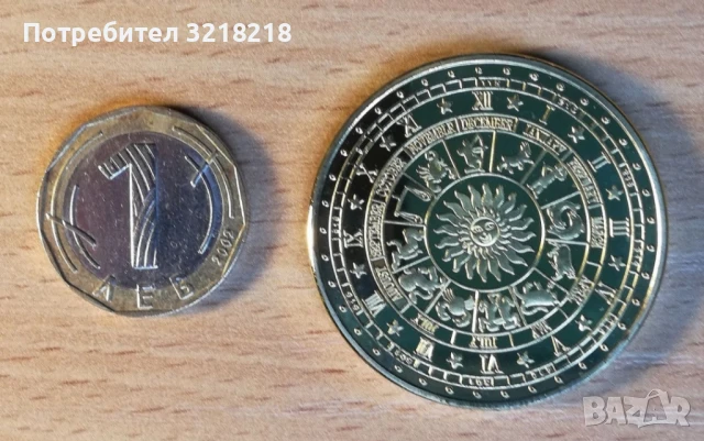Метален сувенир със зодиакален знак., снимка 2 - Колекции - 50507038