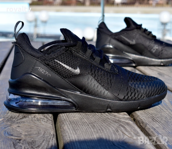 Мъжки Маратонки Nike Air Max 270 Winter цвят: черно, снимка 5 - Маратонки - 51636125