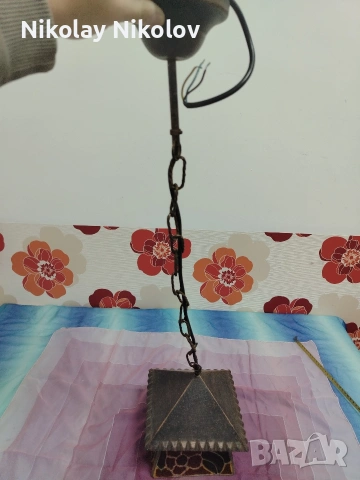 лампа за таван стил "Тифани" , снимка 8 - Настолни лампи - 53480103