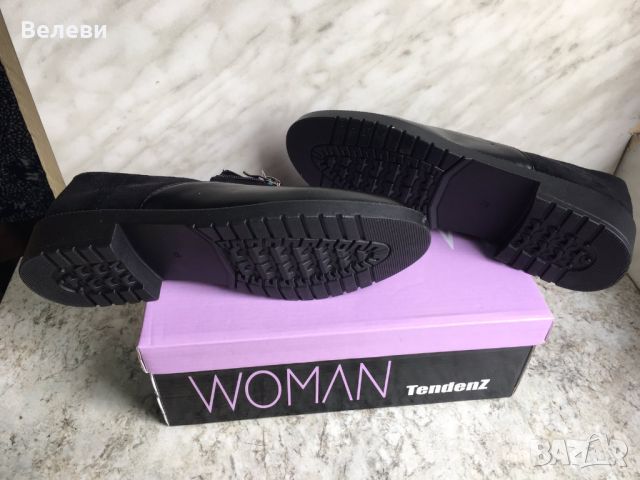 Дамски обувки - черни, нови с етикет, снимка 4 - Дамски ежедневни обувки - 45636473
