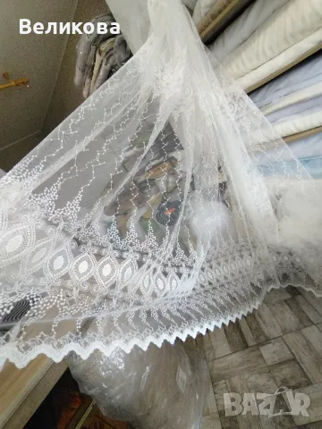 тънки пердета по Ваш размер , снимка 3 - Платове и дамаски - 49768821