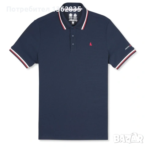 НОВА оригинална синя тениска с яка MUSTO размер L / 52 от Германия