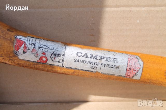 Шведска брадва ''Sandvik Camper'', снимка 4 - Други инструменти - 46472548