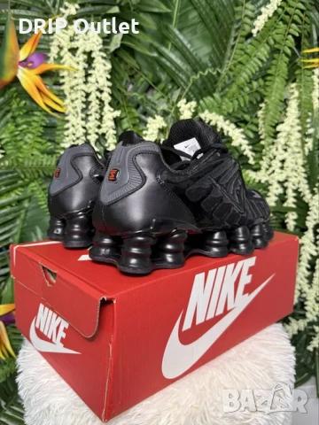 !НОВИ! Nike Shox TL | Triple Black | + КУТИЯ, снимка 6 - Маратонки - 54167980