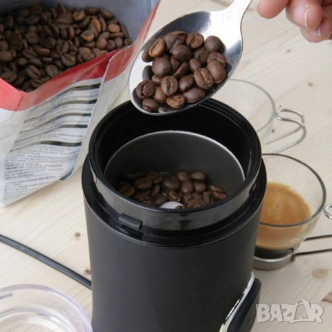 Кафемелачка Black+Decker Coffee Grinder ВХСG150Е 150W, снимка 3 - Друга електроника - 51895824