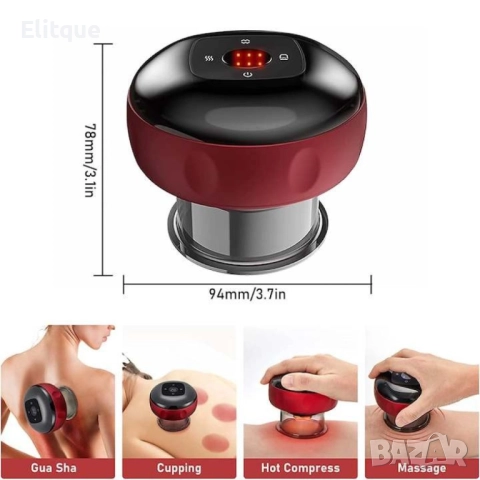 Електрически масажор, YHJ, 12 скорости, червен, снимка 7 - Масажори - 52854613