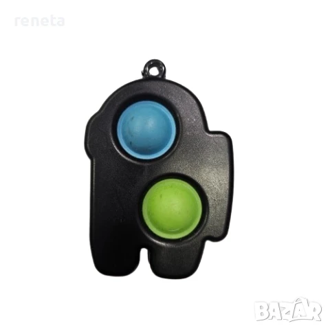 Играчка POP IT, Амонг ас, Пластмаса, 10 см, снимка 1