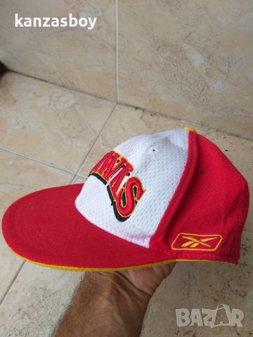 REEBOK ATLANTA HAWKS  STRETCH FIT VINTAGE CAP - страхотна колекционерска шапка , снимка 4 - Шапки - 46247790