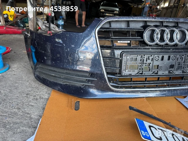 Предна броня за Audi a6 c7, снимка 2 - Части - 51084067