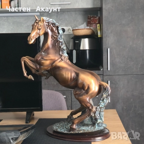 Декоративна фигура на кон 70см, снимка 3 - Декорация за дома - 51736857