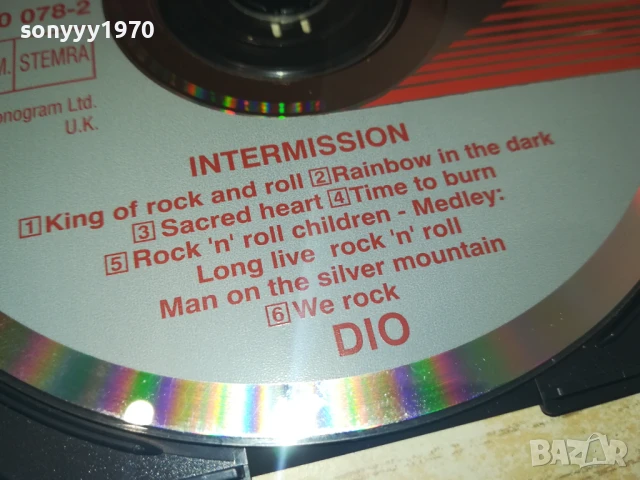 DIO INTERMISSION CD 0708251800, снимка 4 - CD дискове - 51288864