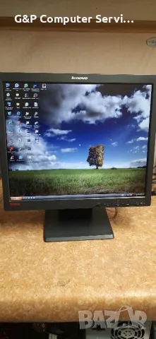 Продавам: 17' LCD Monitor Lenovo ThinkVision L171 перфектно работещ ..., снимка 1 - Монитори - 47600822