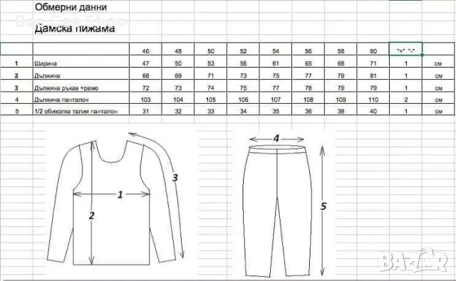 Дамски пижами лека вата, снимка 2 - Пижами - 48175801