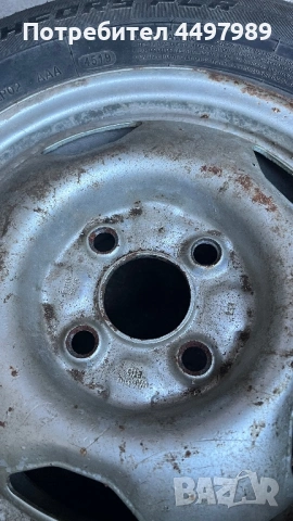 Летни гуми с джанти 13 от Volkswagen Polo, снимка 4 - Гуми и джанти - 54138613