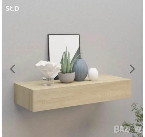 Стенен рафт с чекмедже