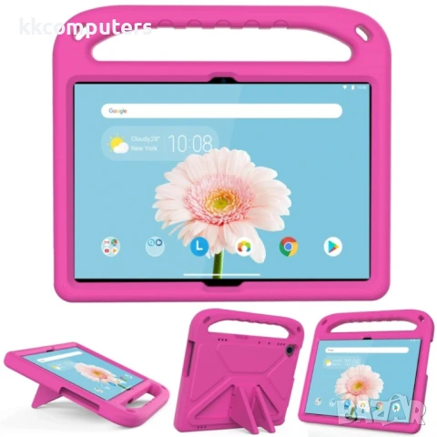 Lenovo Tab M10 TB-X505F & TB-X605F / P10 TB-X705F EVA Удароустойчив Калъф с Удобна Дръжка и Стойка +, снимка 4 - Калъфи, кейсове - 51129274