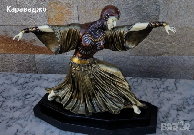 Бронзови Фигури Ар Деко, снимка 3 - Други - 50426418