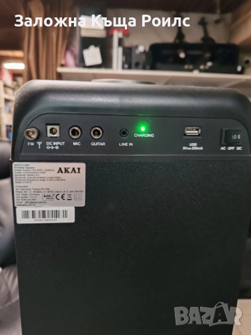 Парти тонколона 100W- AKAI DJ-880, снимка 3 - Тонколони - 52741822