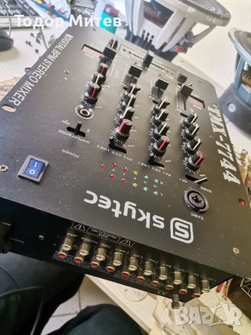 Digital bmp stereo mixer Skytec TMX-7744, снимка 3 - Ресийвъри, усилватели, смесителни пултове - 46226287