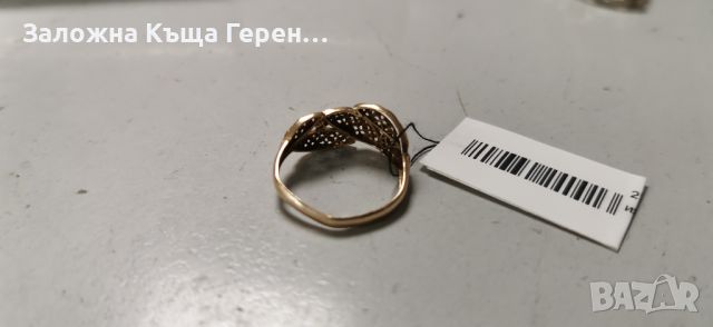Дамски златен пръстен 1,54гр., снимка 3 - Пръстени - 45504874