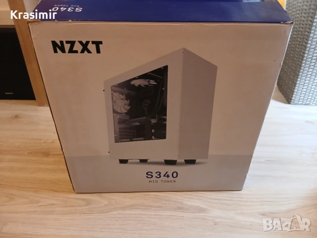 Кутия NZXT S340 mid + NZXT Grid+ контролер, снимка 4 - Захранвания и кутии - 53982173