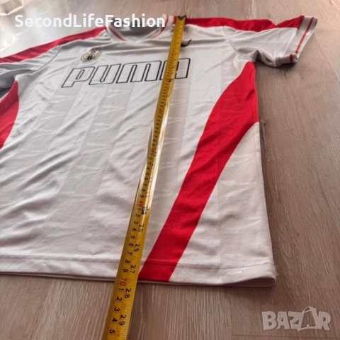 Футболна тениска Puma Vintage, футболна фланелка от 1998 г.,тениска Snipes #99, размер L., снимка 4 - Тениски - 52505485