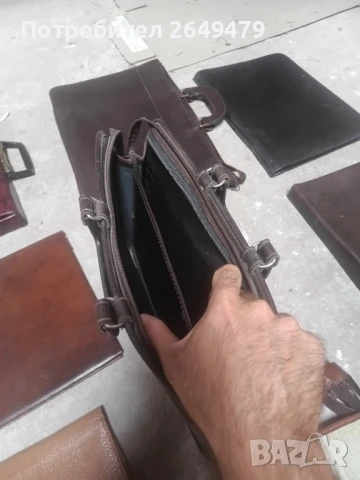 Продавам 11 кожени чанти и папки за документи, снимка 2 - Чанти - 51227148