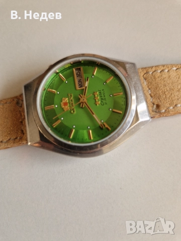 ORIENT Crystal, Three star, cal. 46943, 21 jewel automatic Japan TOP!, снимка 5 - Мъжки - 48980908