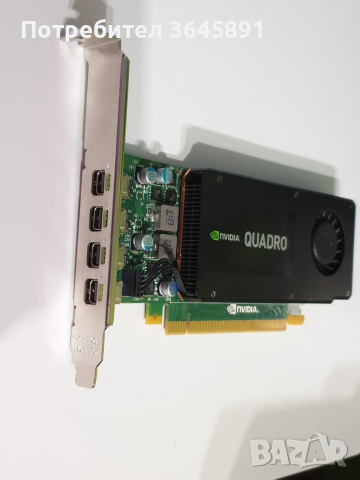 Видео карта NVIDIA Quadro K1200 4GB, снимка 2 - Видеокарти - 53251256