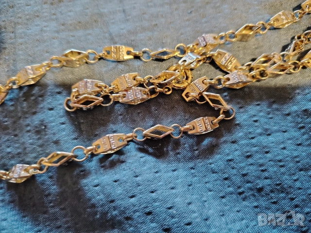 Златен ланец 10.13 грама, снимка 2 - Колиета, медальони, синджири - 53865080