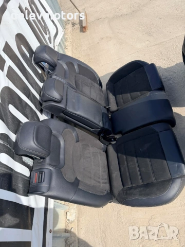 Седалки, кожен салон алкантара от Citroen DS5 2.0 BlueHDi 180 кс., двигател AHW (DW10FC), автомотичн, снимка 6 - Части - 53879301