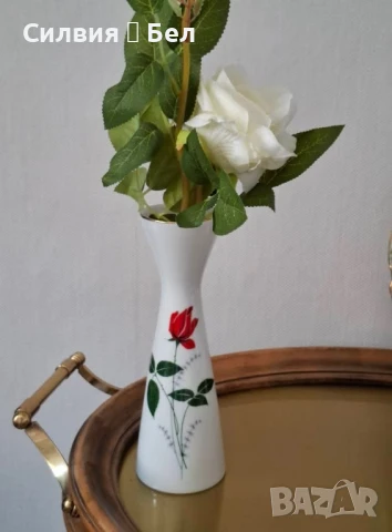 Ваза Plankenhammer Германия1928г. 🌹..•´¨) ¸.•¨) 🌱... (¸.•¨¯`*•.🍃🌹🍃, снимка 2 - Декорация за дома - 43399590