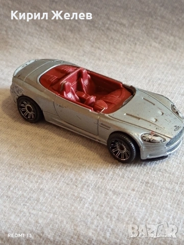 Метална количка спортен модел ASTON MARTIN за КОЛЕКЦИЯ ДЕКОРАЦИЯ 40256