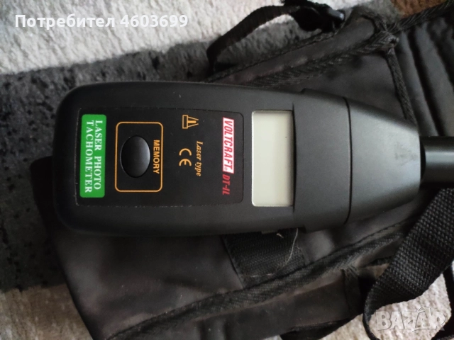 Лазерен тахометър VOLTCRAFT DT-IL, снимка 2 - Измервателни инструменти - 51819472