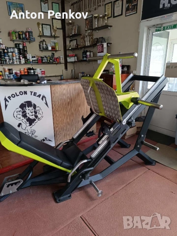 Професионална лег преса, снимка 6 - Фитнес уреди - 52716770