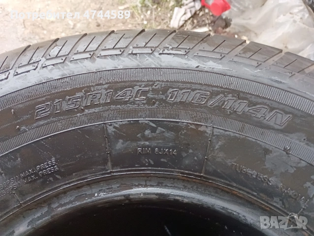 215/Р 14, снимка 2 - Гуми и джанти - 53578614