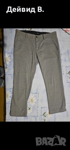 Hugo Boss Slim – мъжки елегантен панталон, сив