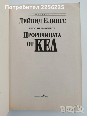 Пророчицата от Кел, снимка 8 - Художествена литература - 53746755