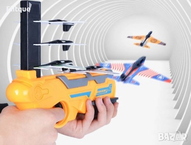 Пистолет, изстрелващ самолети - 4броя WJ105 "син И оранжев цвят", снимка 2 - Други - 52799664