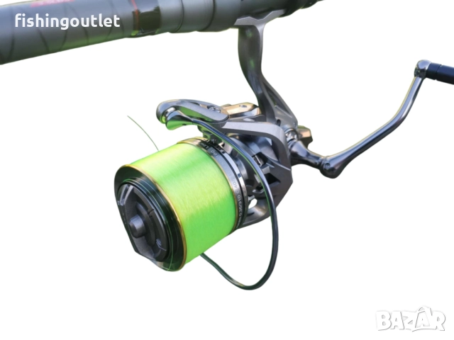 Топ шарански комплект - два телекарпа , две макари с 17лагера и корда, снимка 4 - Въдици - 51749415