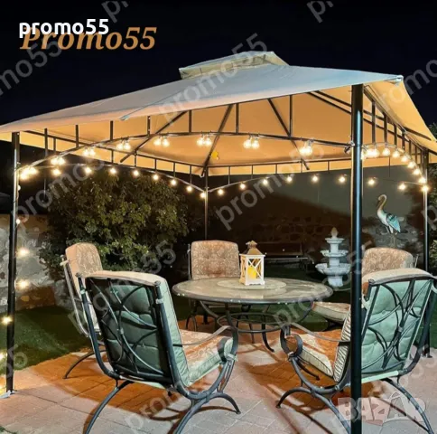 Светлинна Верига 10Бр. Външни Нечупливи Лед Крушки за Декорация 5м, снимка 10 - Външни лампи - 50235219